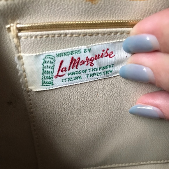 VINTAGE Tapestry Purse from Italy - Picture 3 of 5